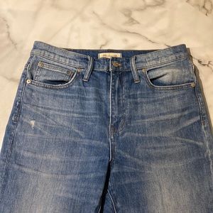 Madewell the high rise slim boyjean jeans